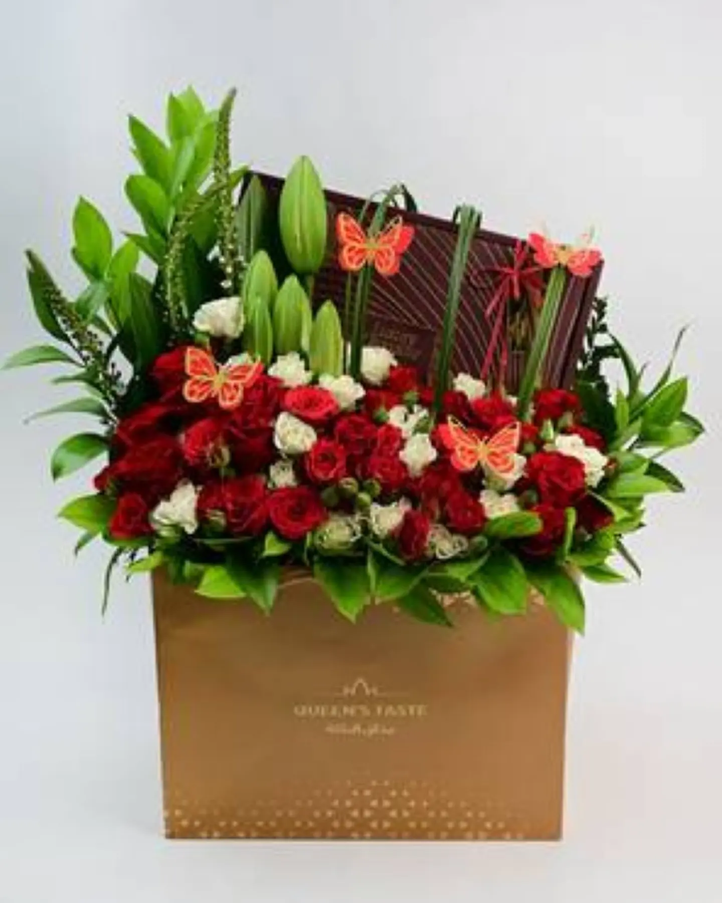 Luxury Chocolate Bag 1 Rose Color According To Daily Availability 5135