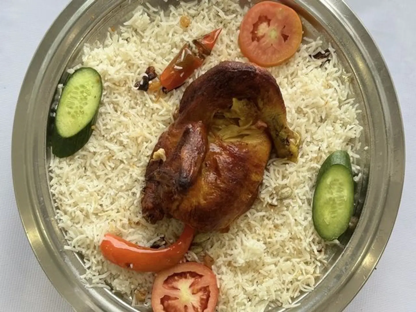 نص دجاج شواية ارز بشاور