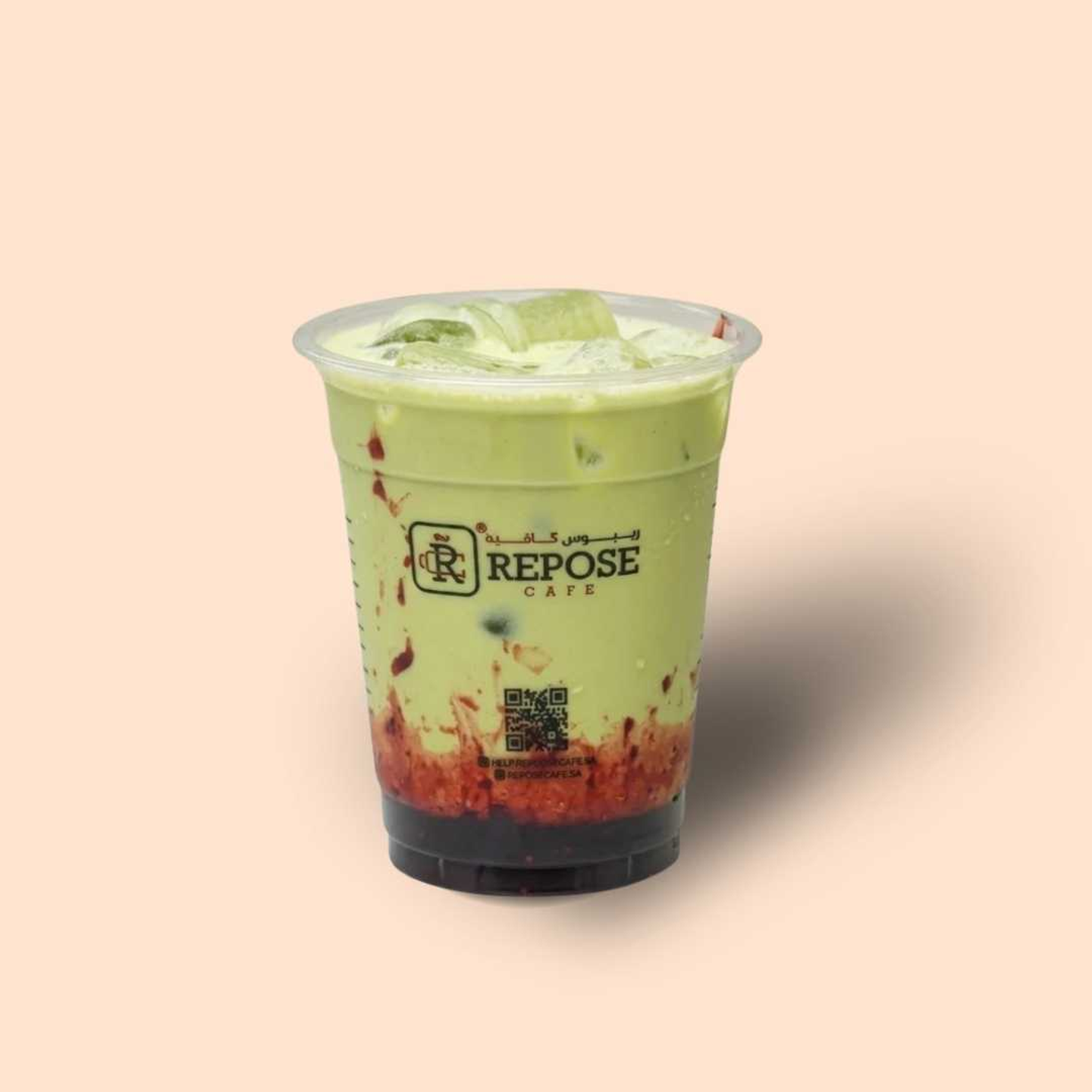 Iced Matcha Strawberry Latte