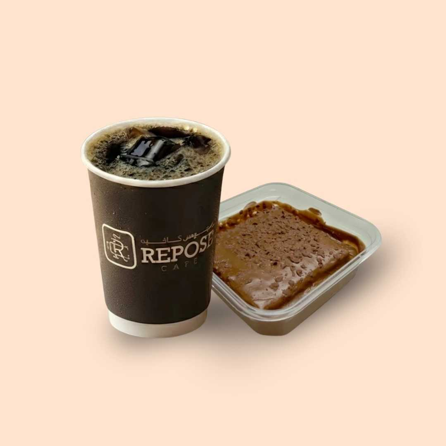 Coffee Of The Day With Nutella Cake