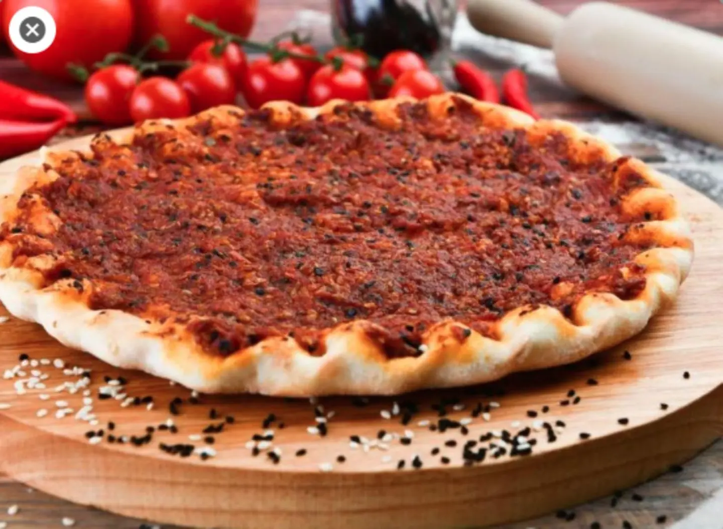مناقيش زعتر مع شطة