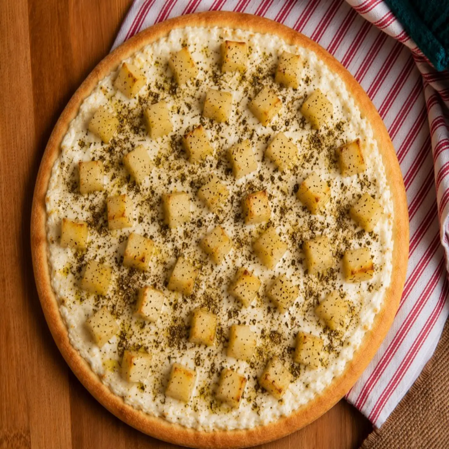 Labna Potato Manakish