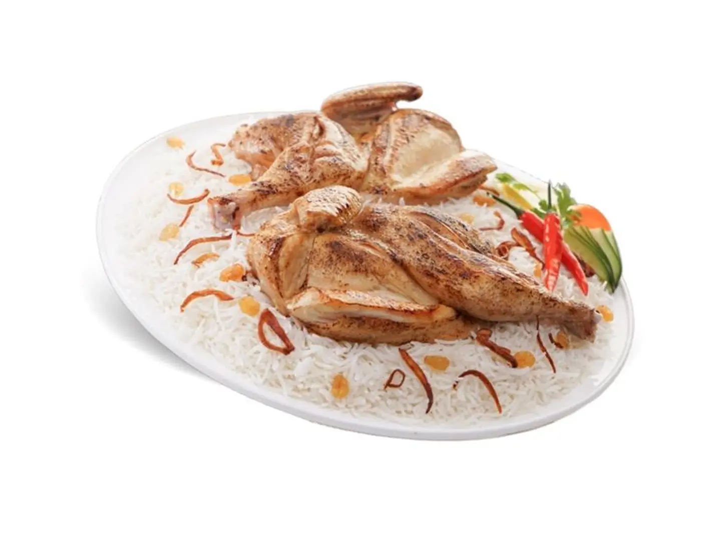 Madhbi Chicken - Saudi Rice 2625 Kcal