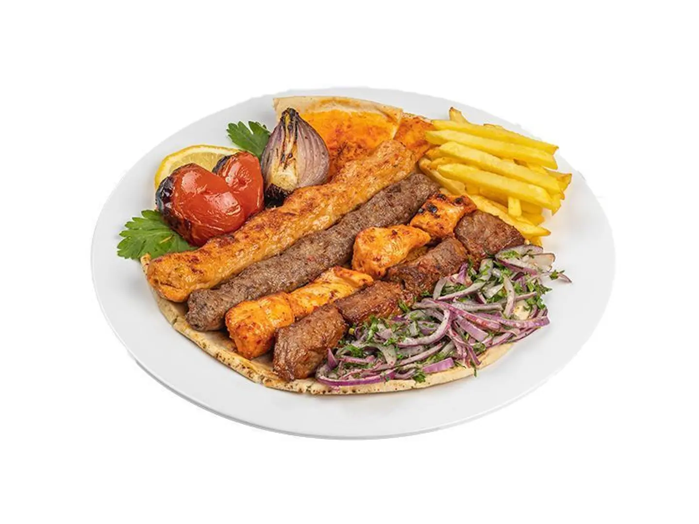 Chicken And Meat Mix Grill - Meal Mix Grill /4 Skewer