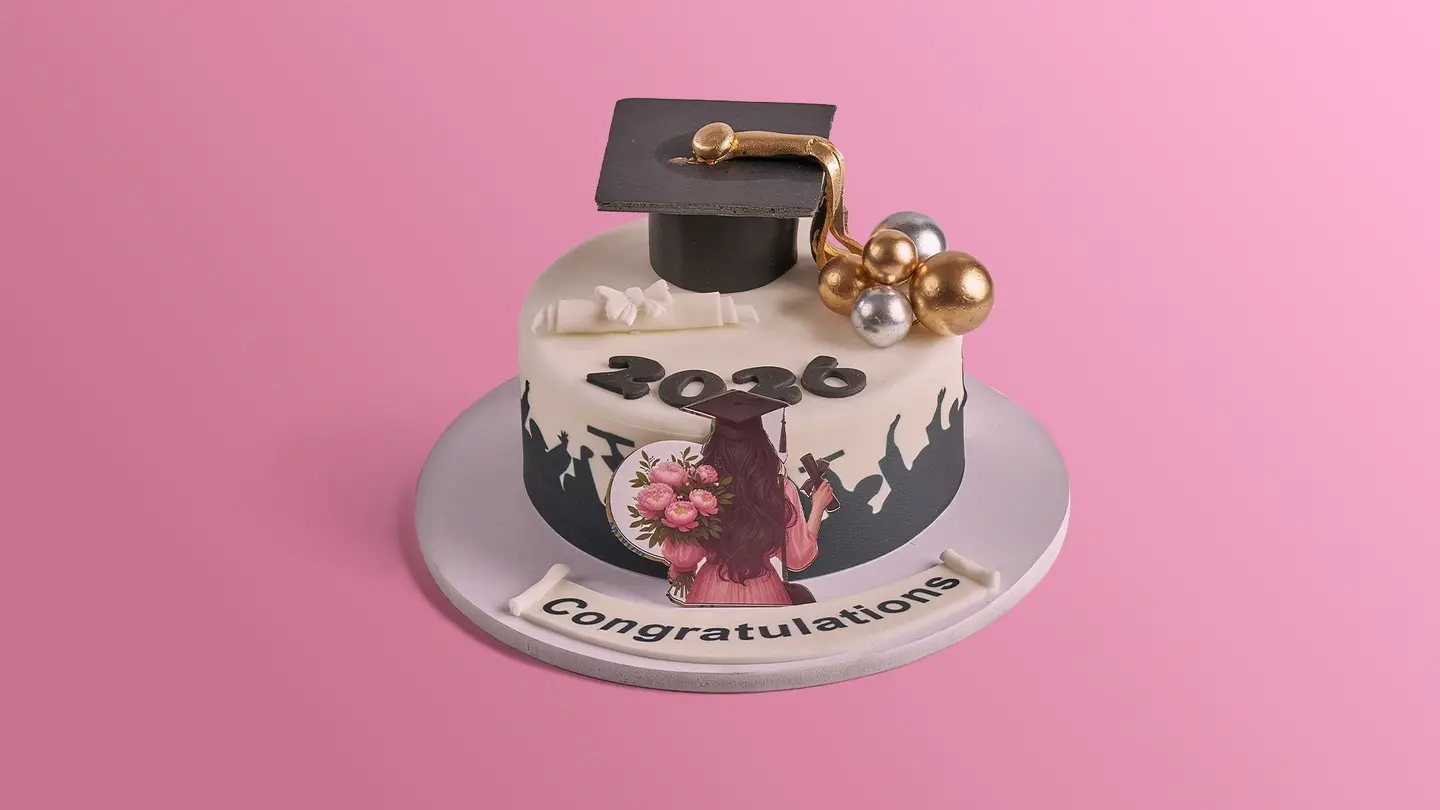 Galaxy Graduation Cake