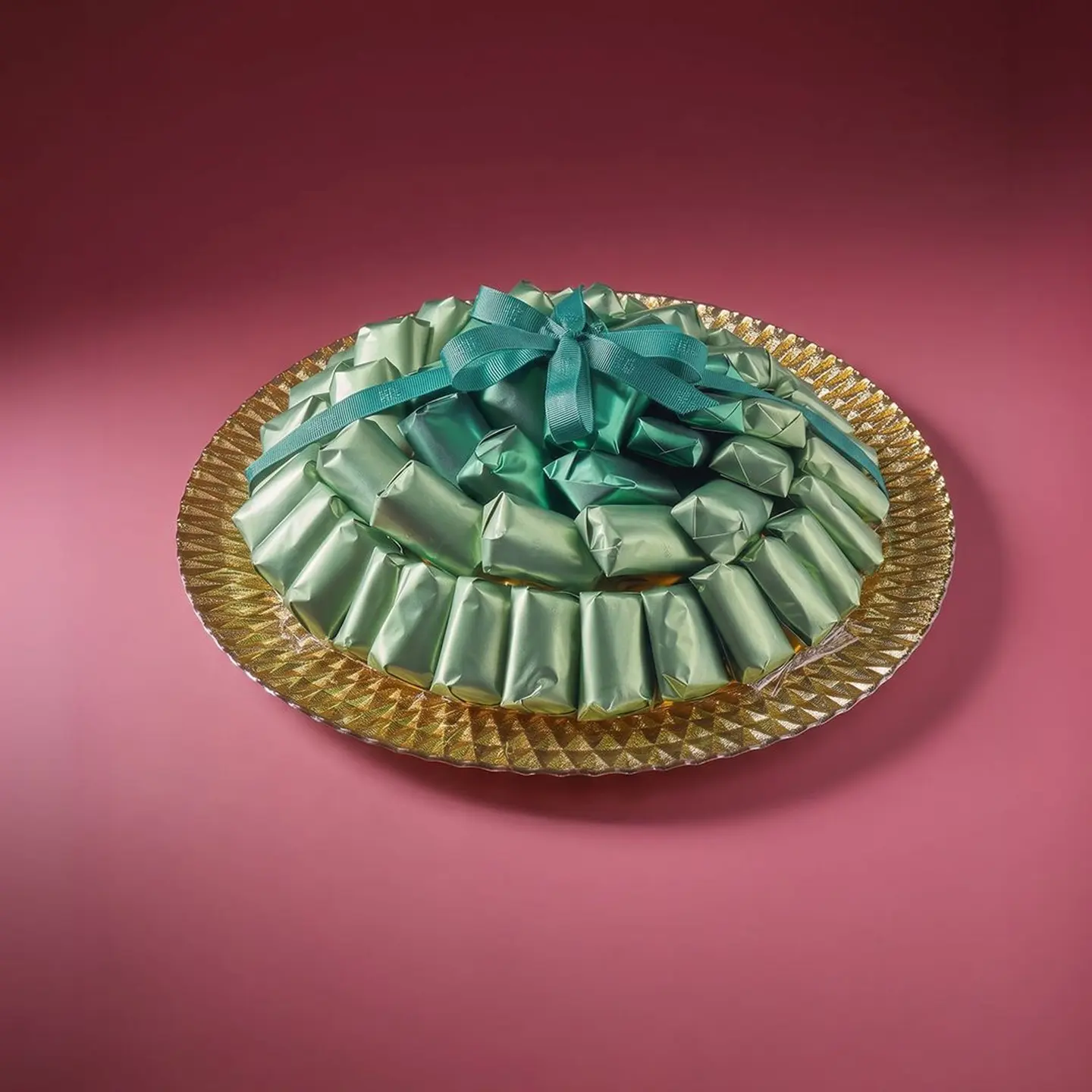 Crepe Chocolate Vase