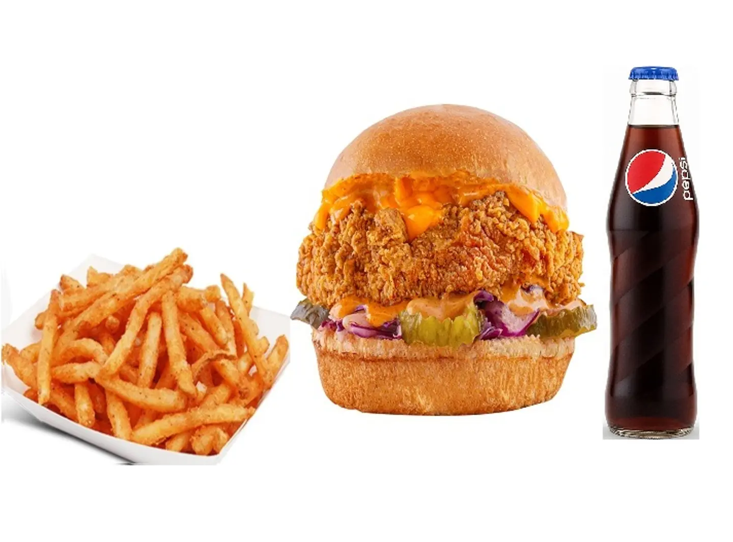 Classic Burger Rundy Meal
