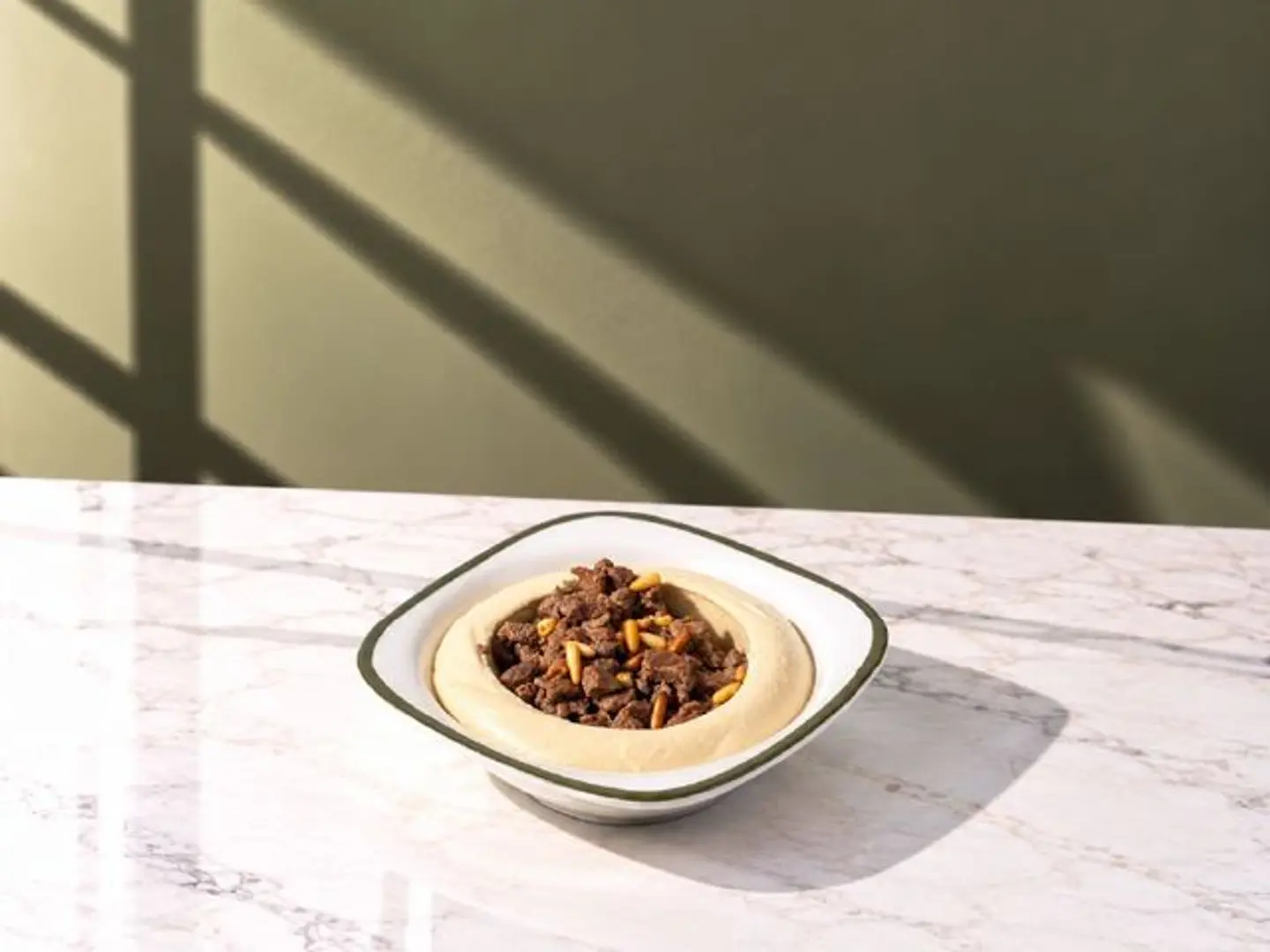 حمص مع لحمه