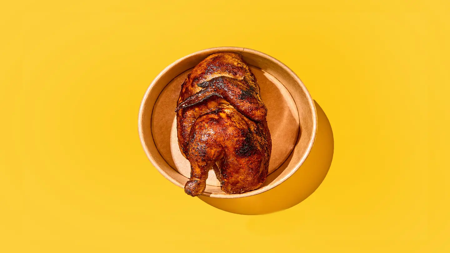 Half Grilled Chicken