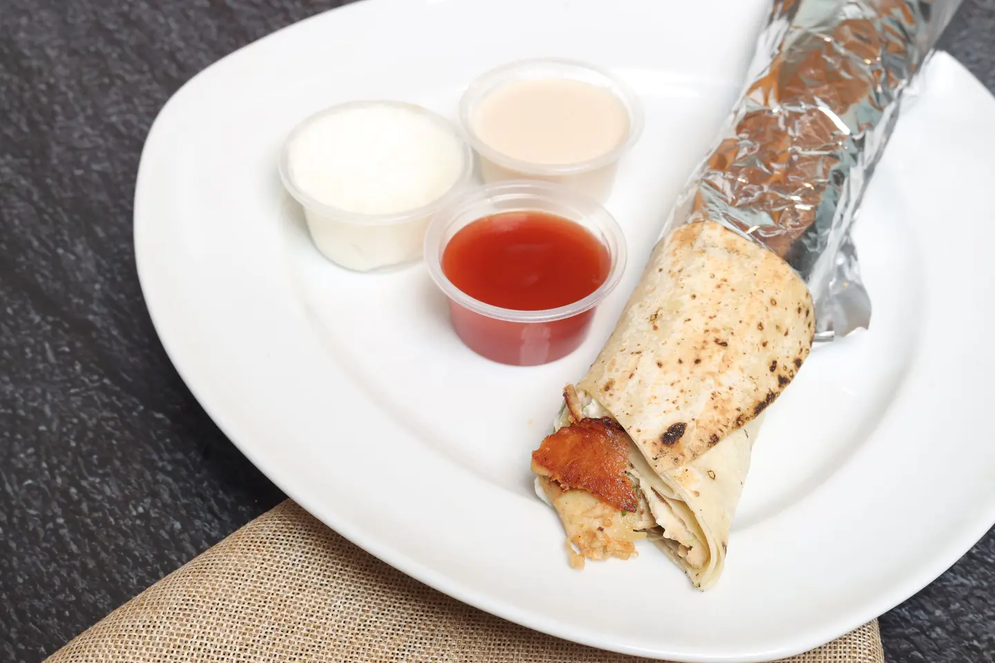 Chicken Shawarma Sarokh With Cheese