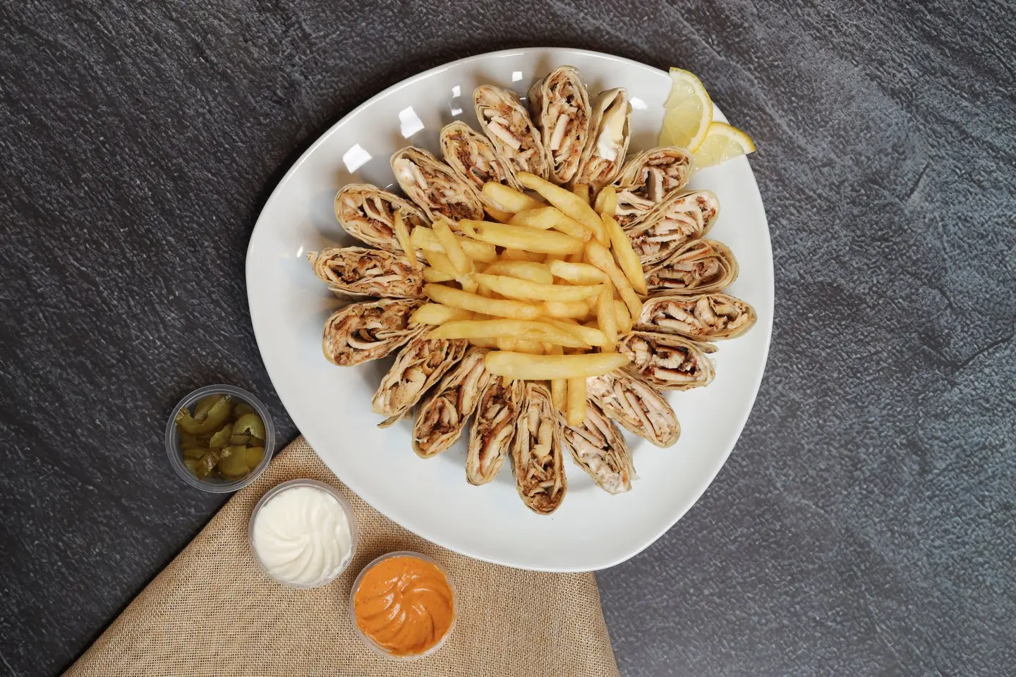 Double Arabic Chicken Shawarma