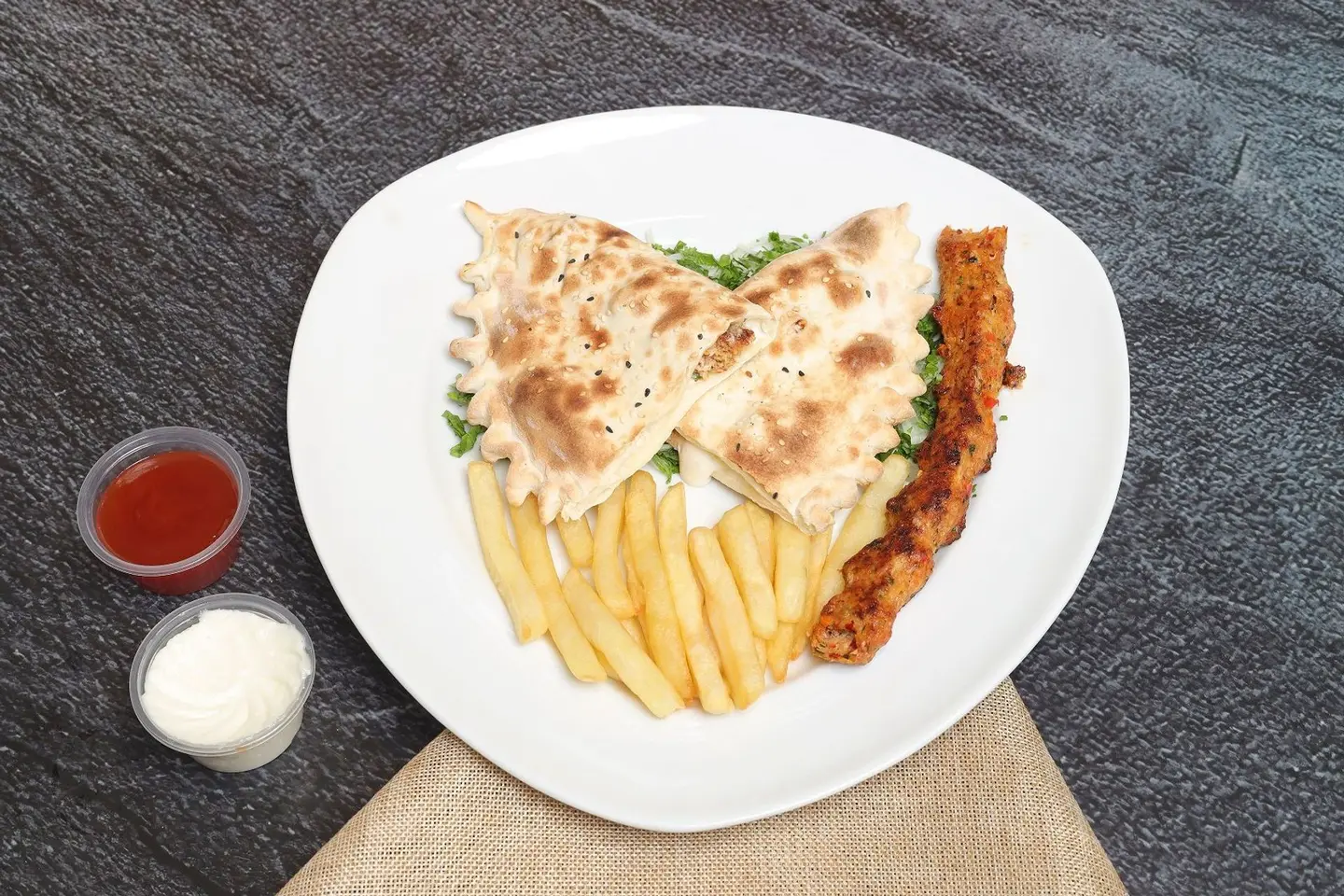 Chicken Kebab Pie With Labneh