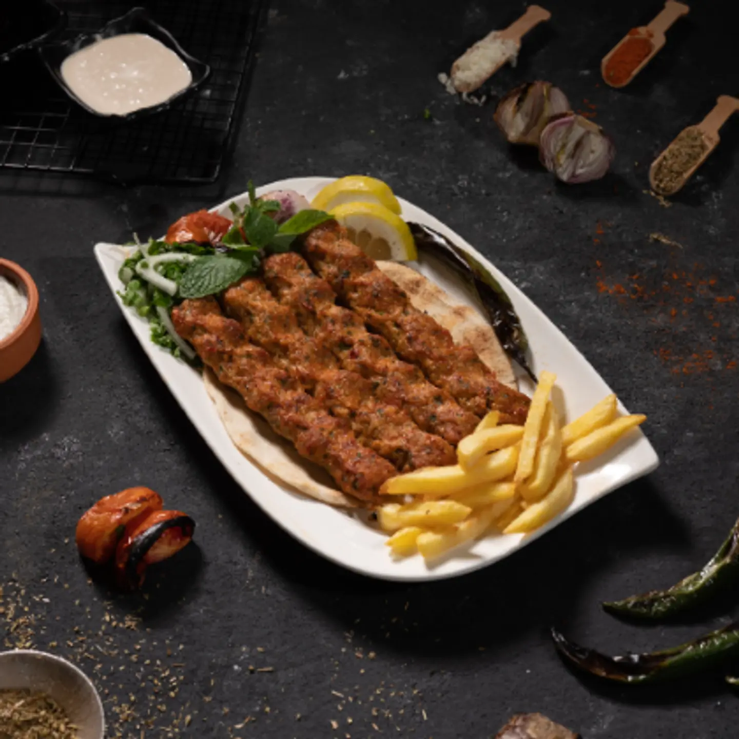 Chicken Kebab One Person