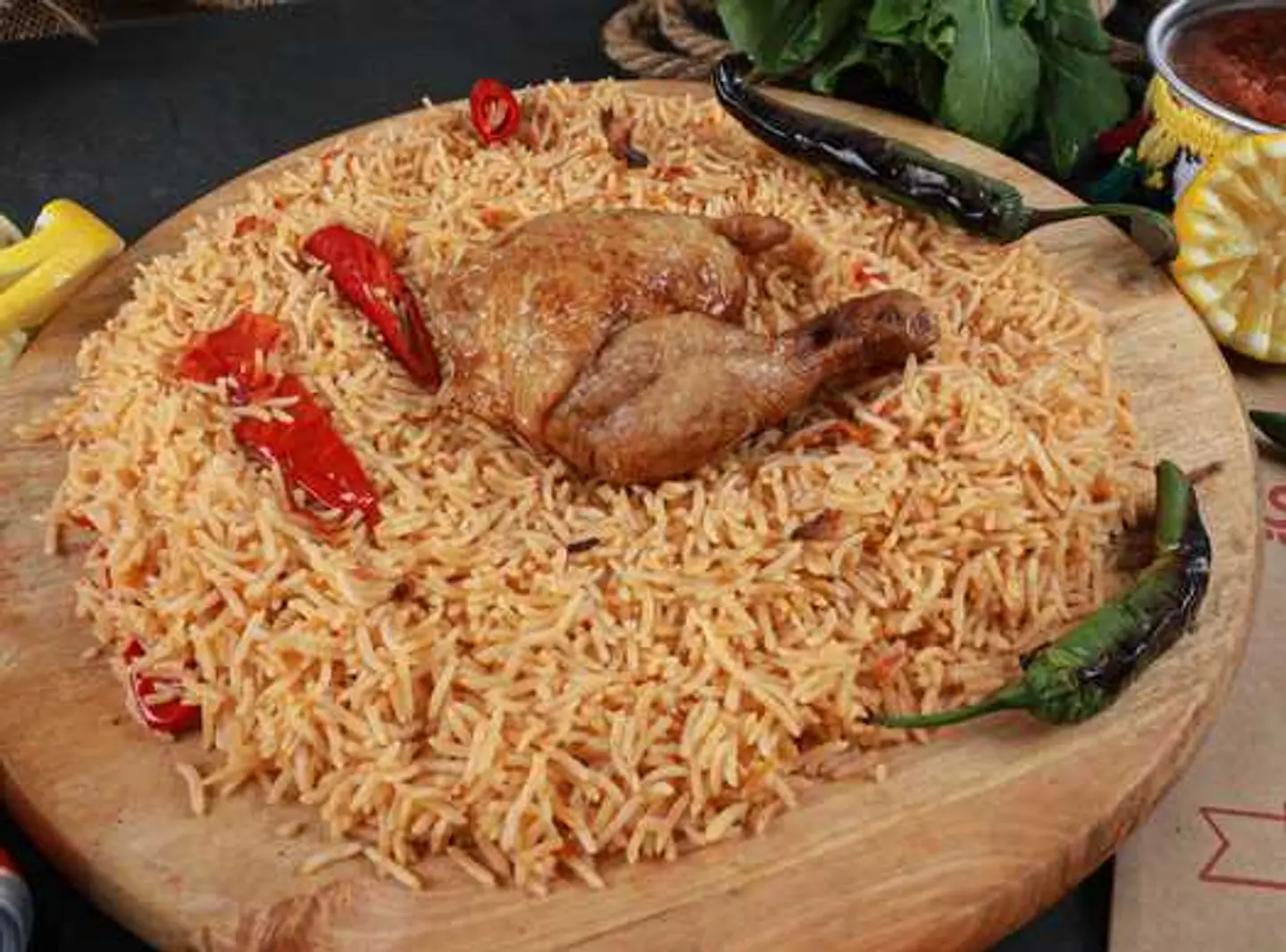 كبسة مع رز