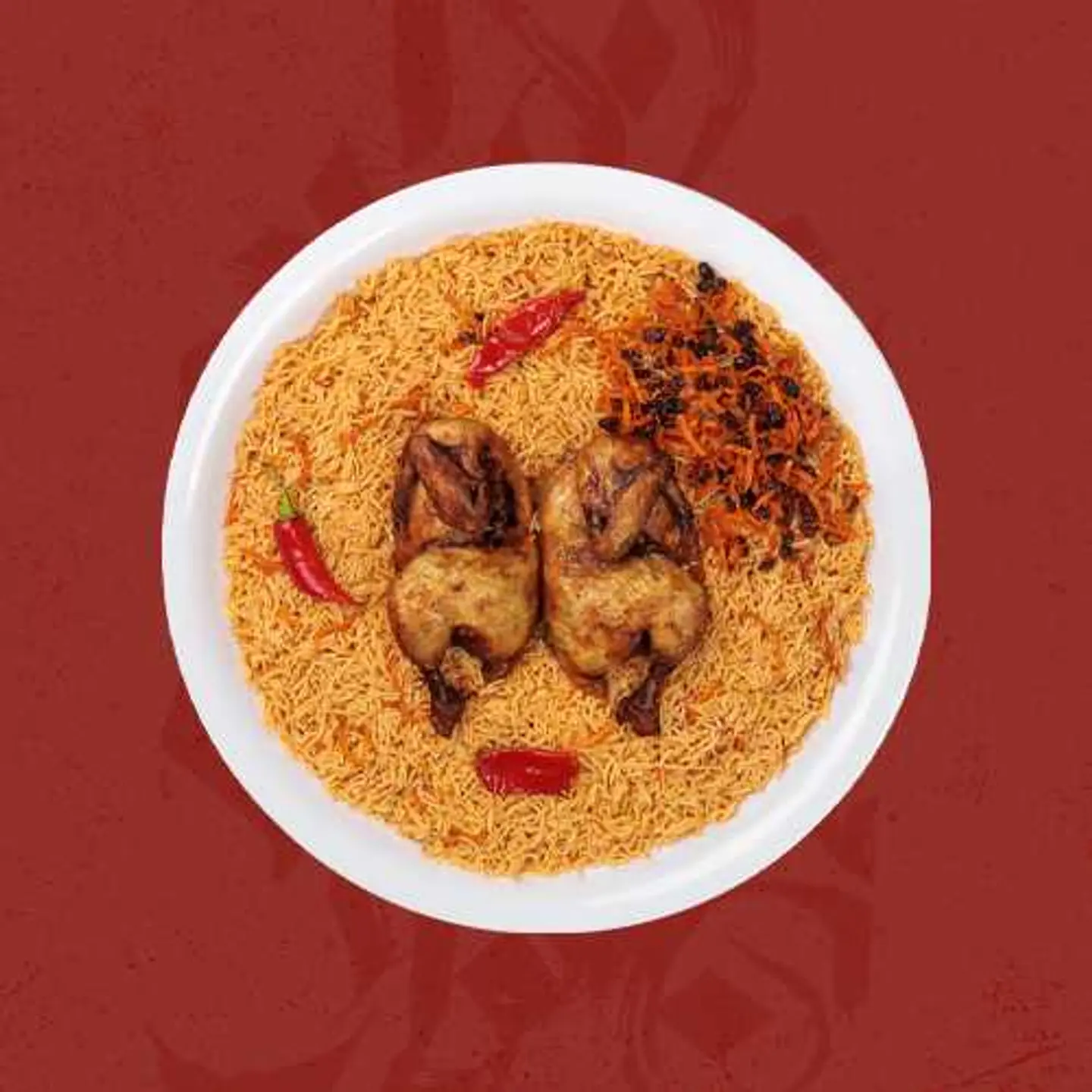 حبة شواية مع الرز