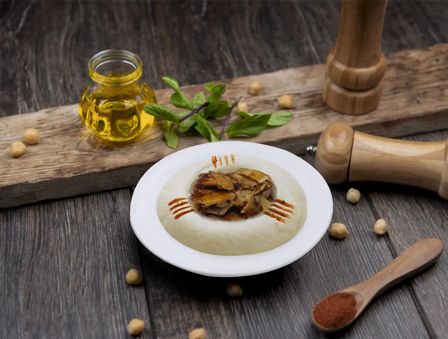 حمص بشاورما الدجاج