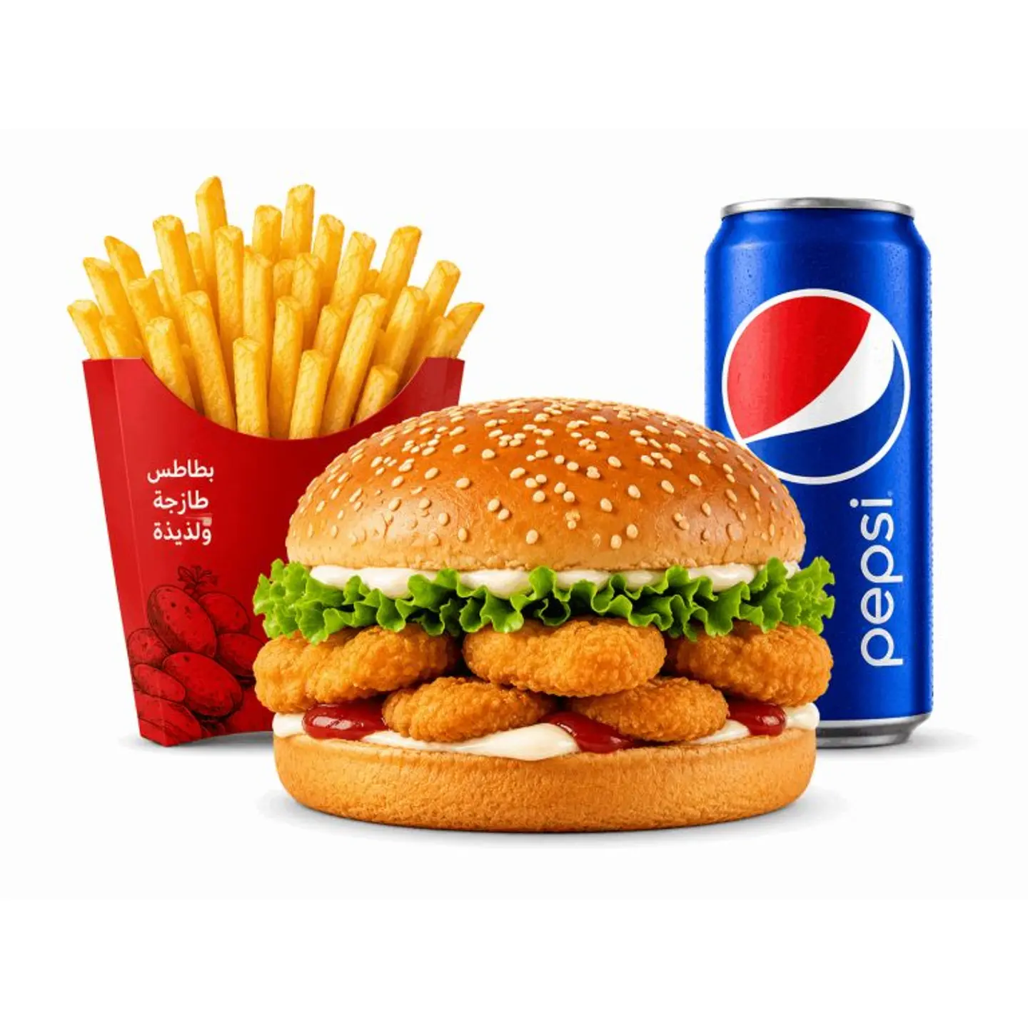 Nugget Sandwich Meal Burger Bread