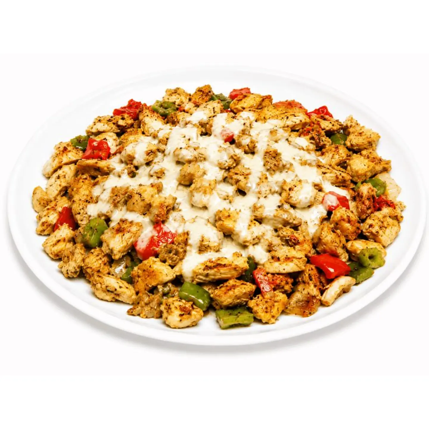 A Plate Of Chiken Cheese