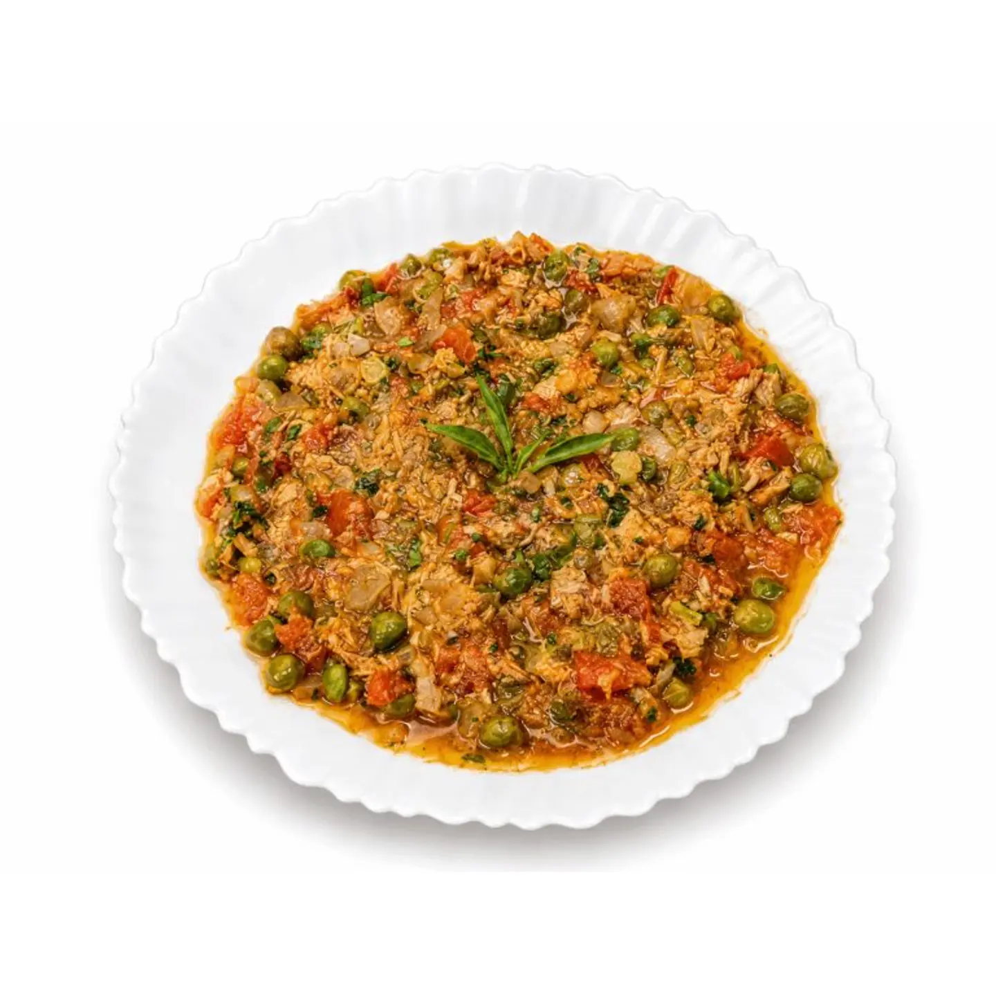 Tuna Peas Plate