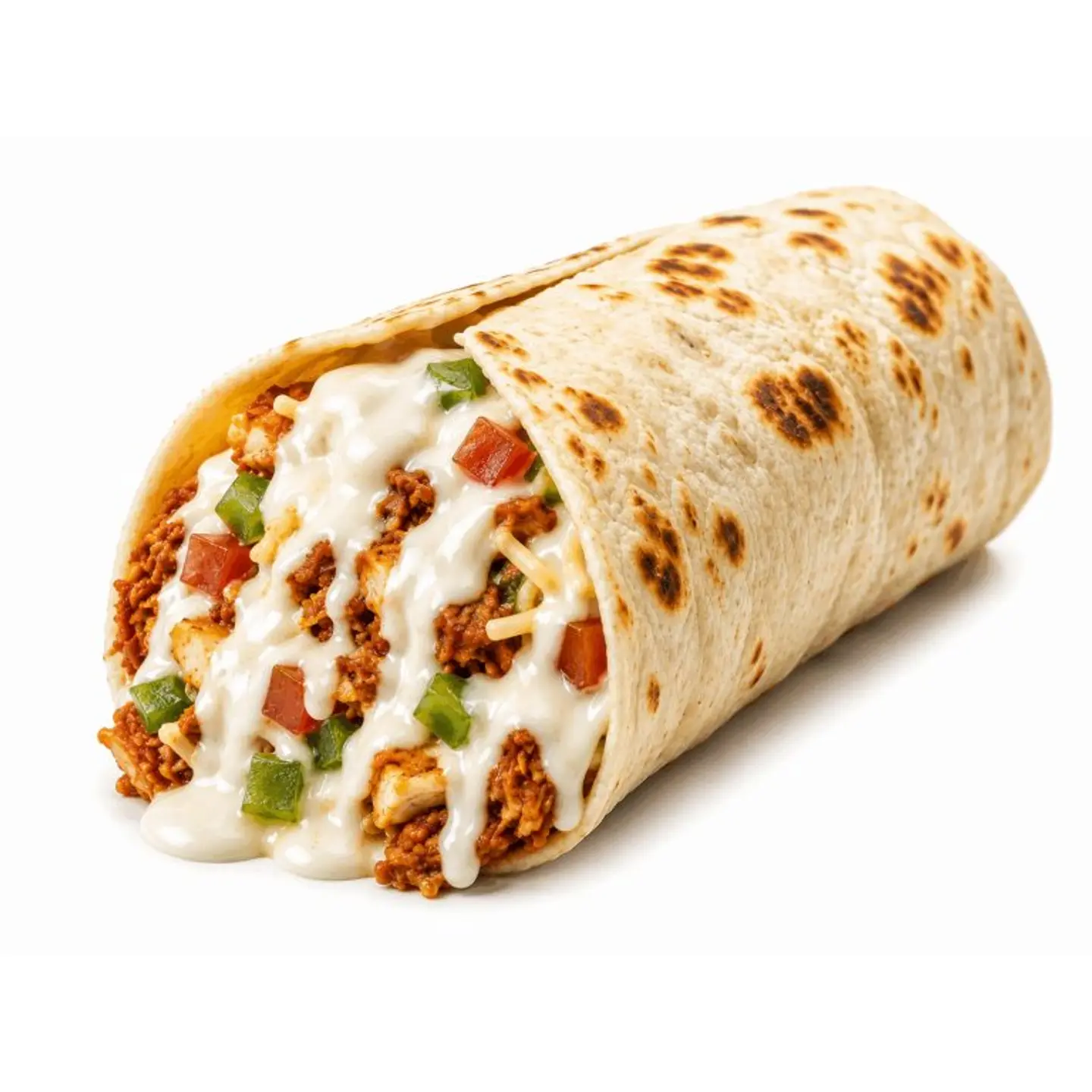 Mexican Cheese Saj Bread Chicken Sandwich