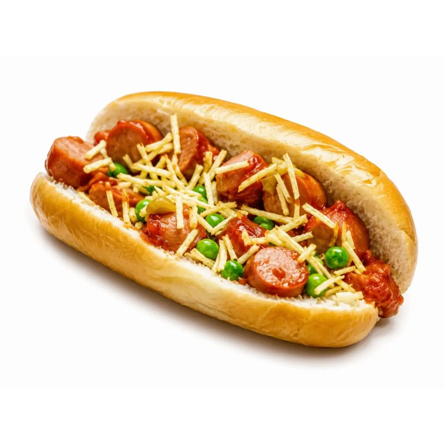 Cooked Sausage Samoli Sandwich