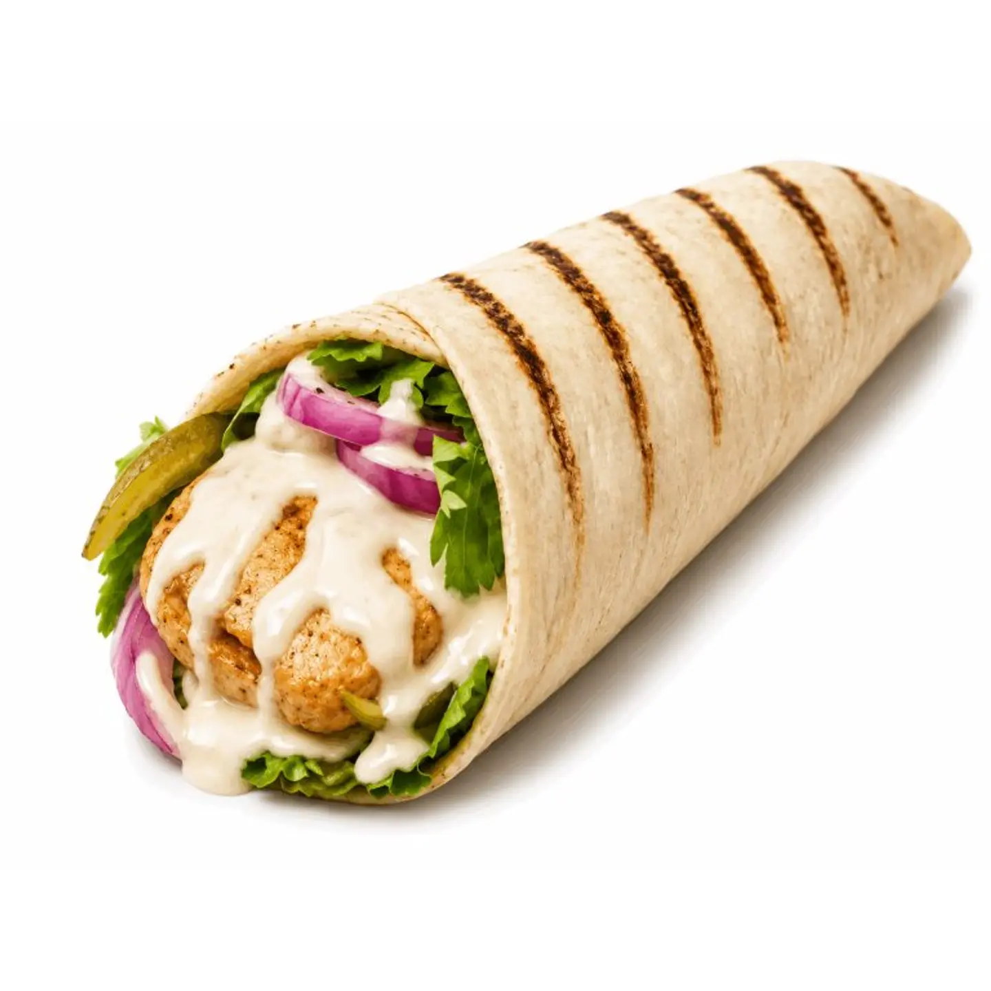 Russian Cheese Saj Bread Chicken Sandwich