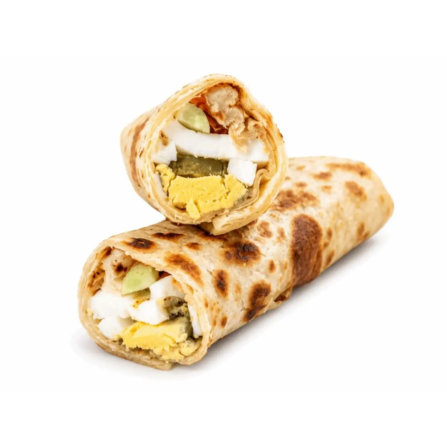 Boiled Egg Sandwich Saj Bread