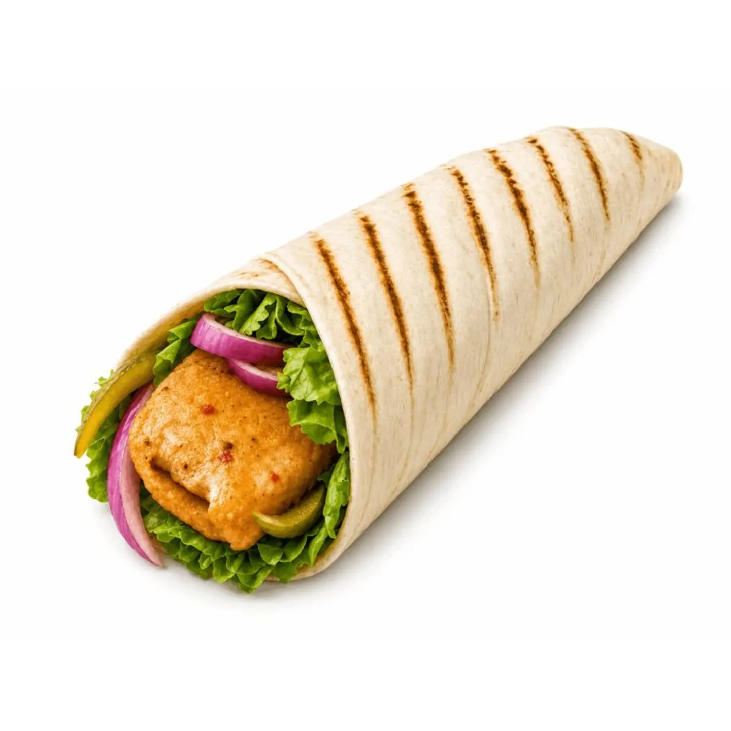 Russian Saj Bread Chicken Sandwich