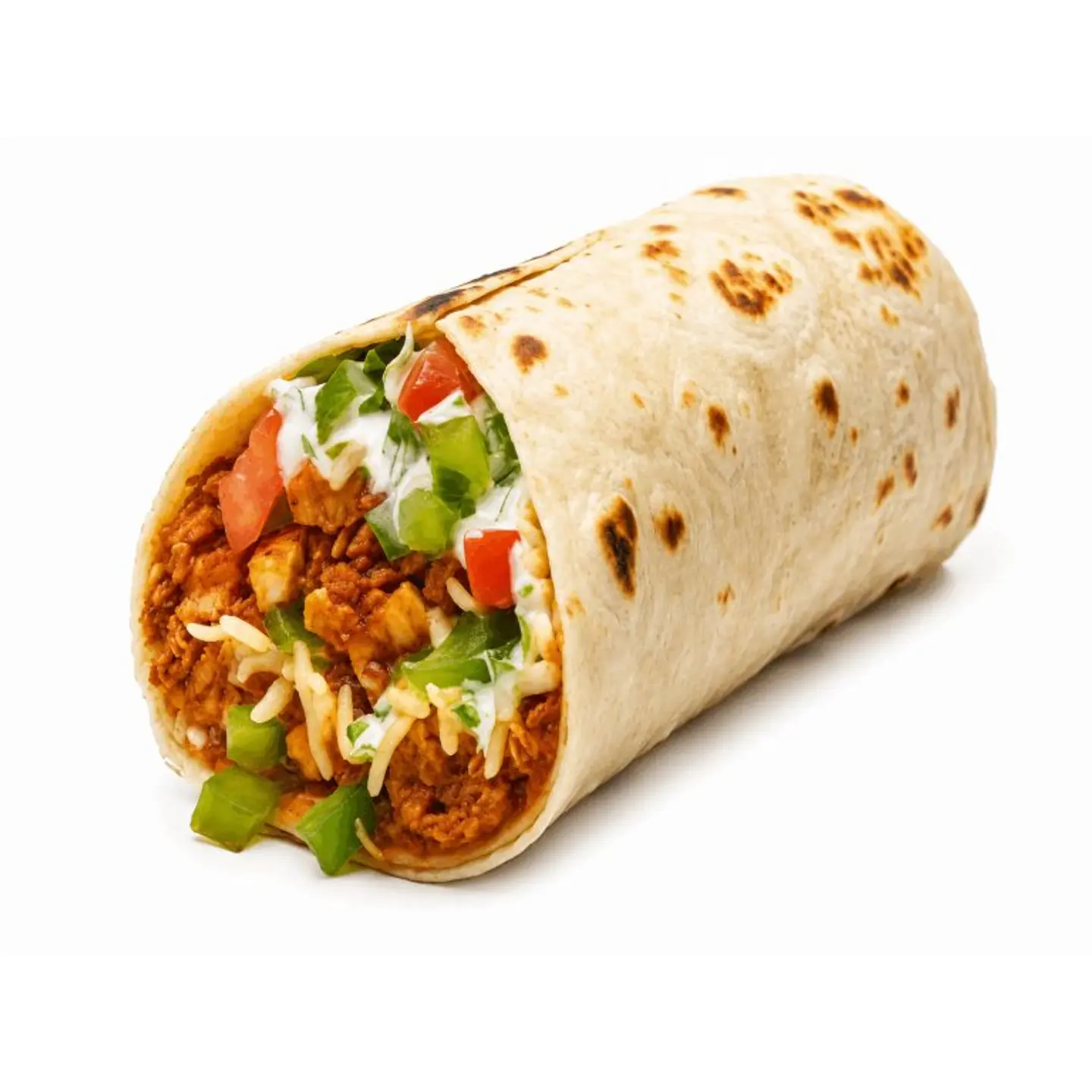 Mexican Saj Bread Chicken Sandwich