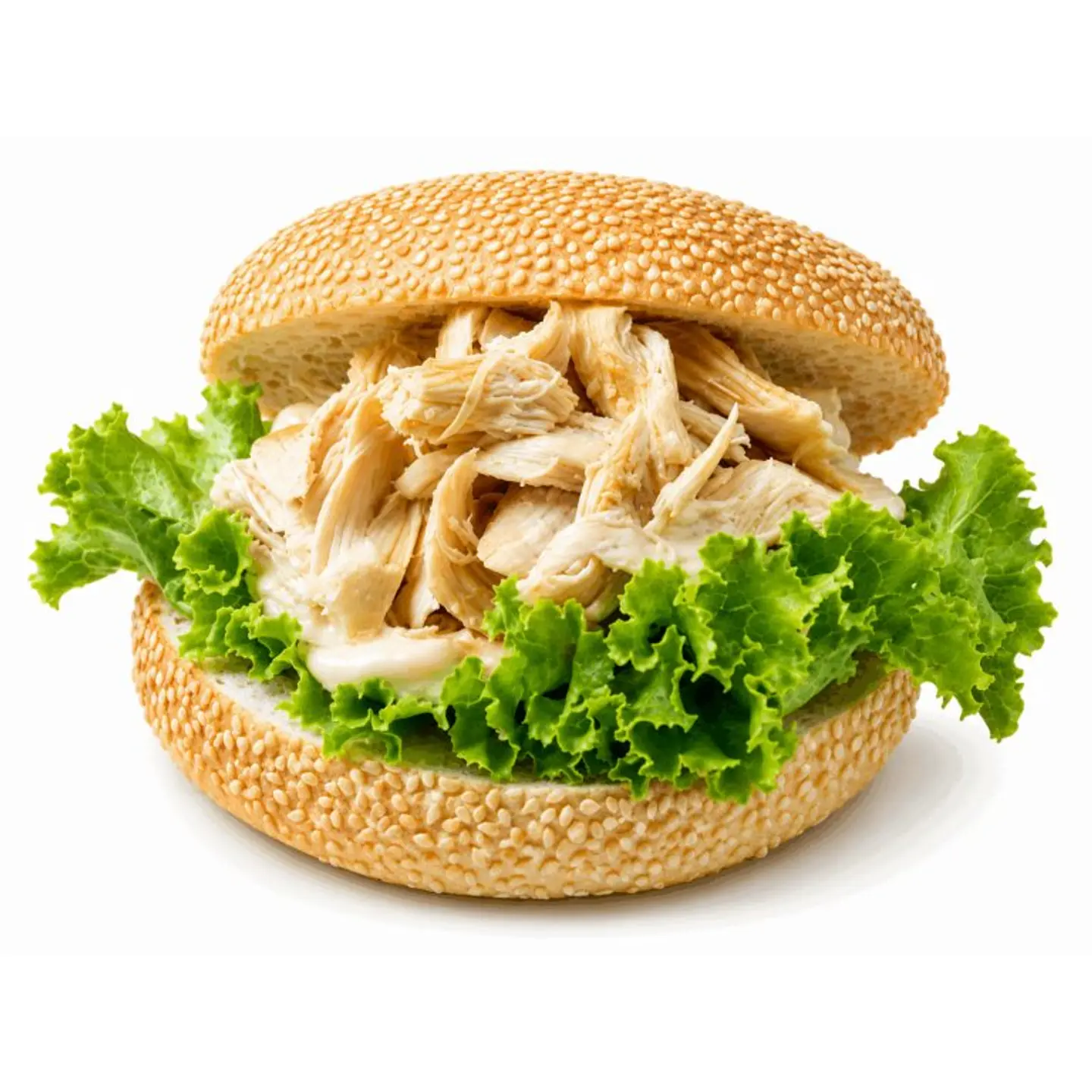 Crispy Chicken Fillet Sandwich In A Burger Bread