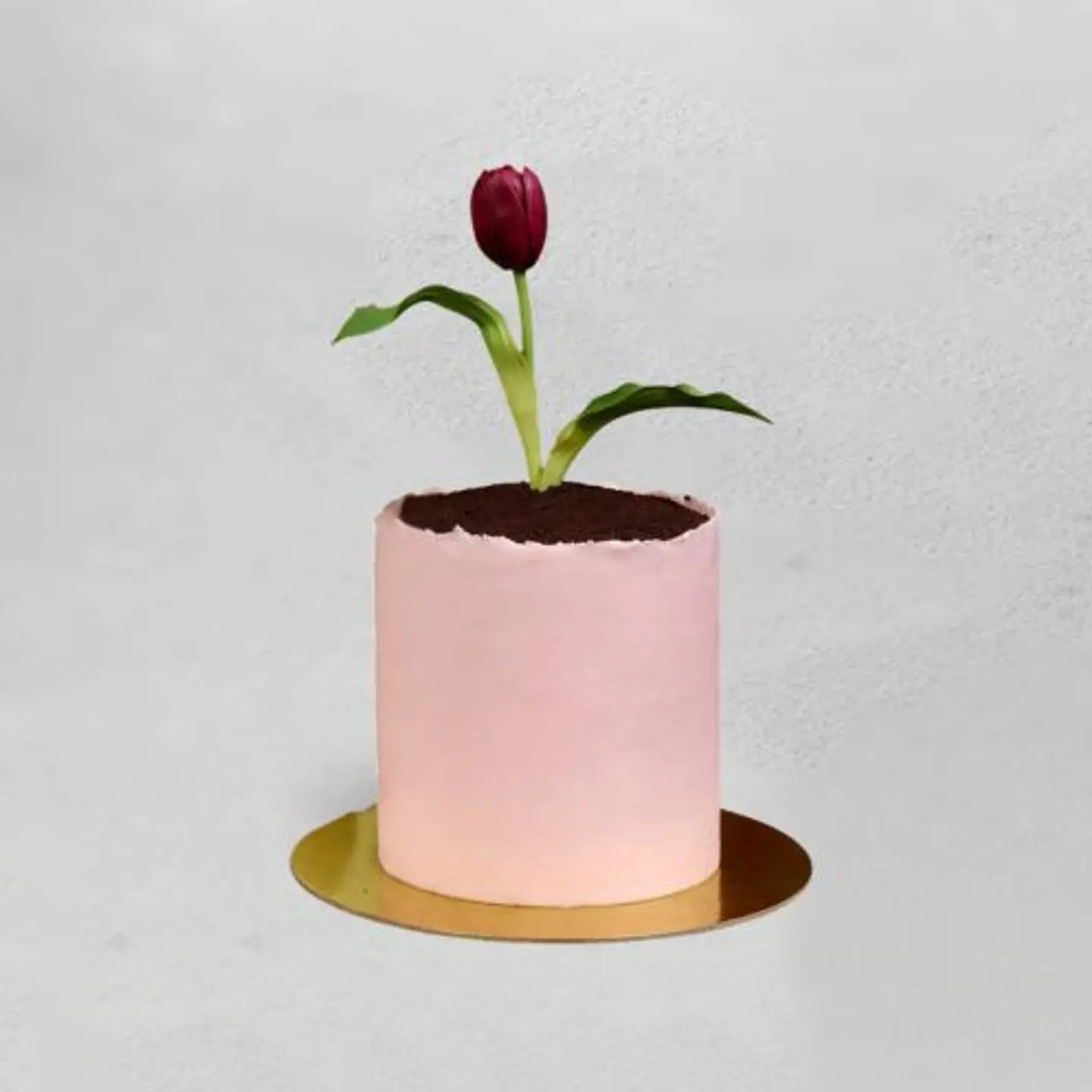 Red Rose Garden Cake 6 Inch