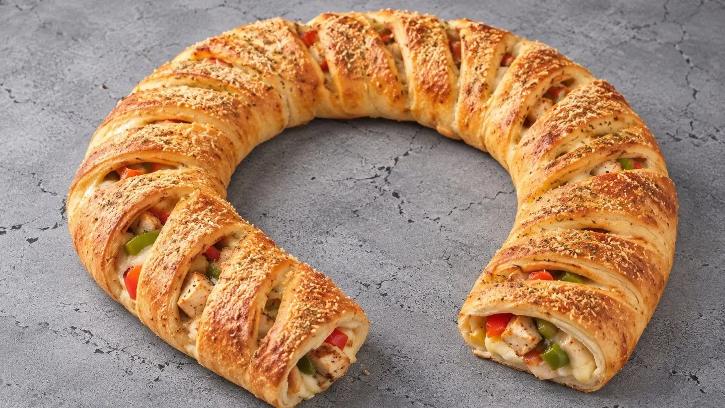 Stromboli Chicken & Vegetable (Feeds 4 To 6 Persons)