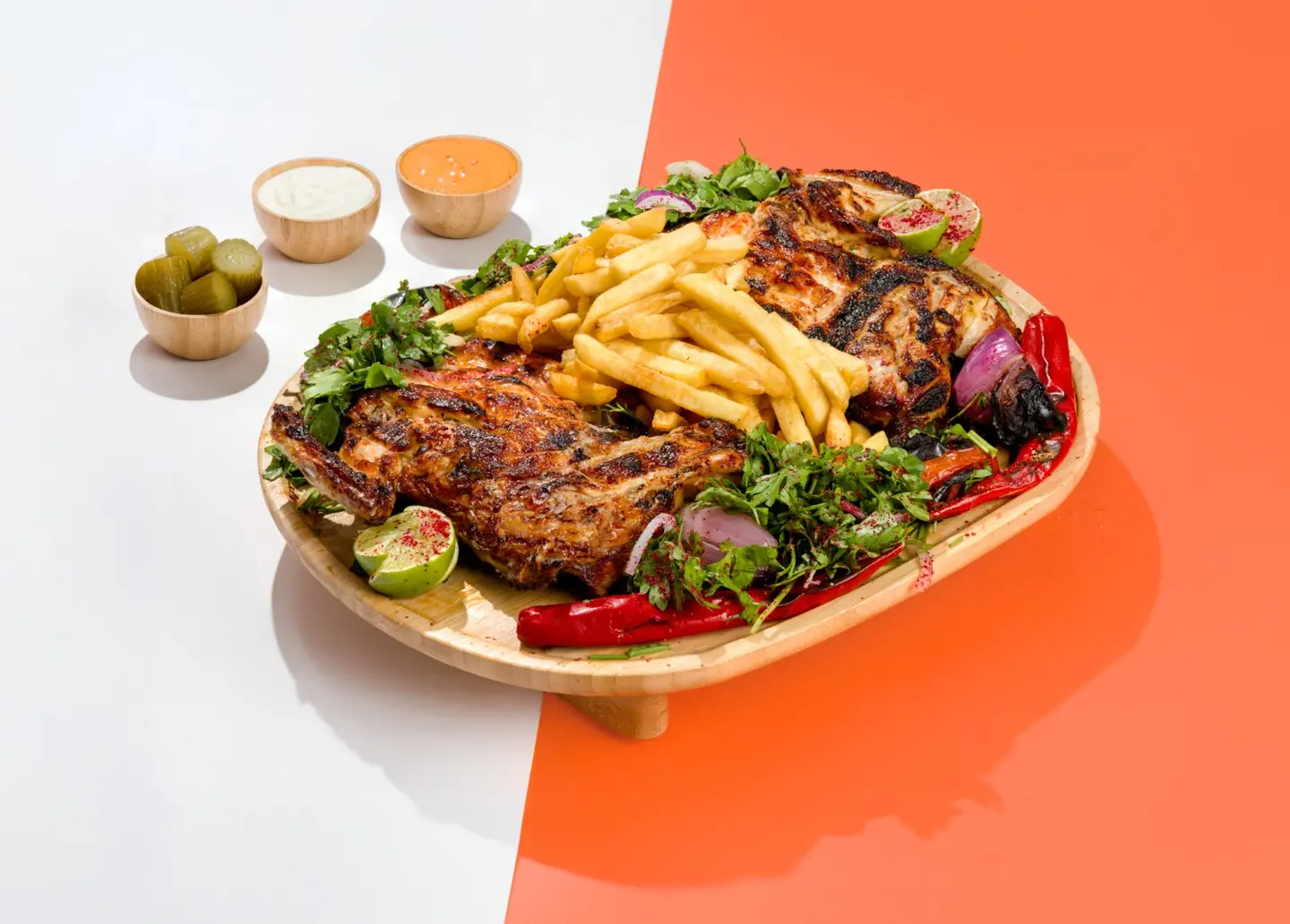 حبة دجاج مشوى