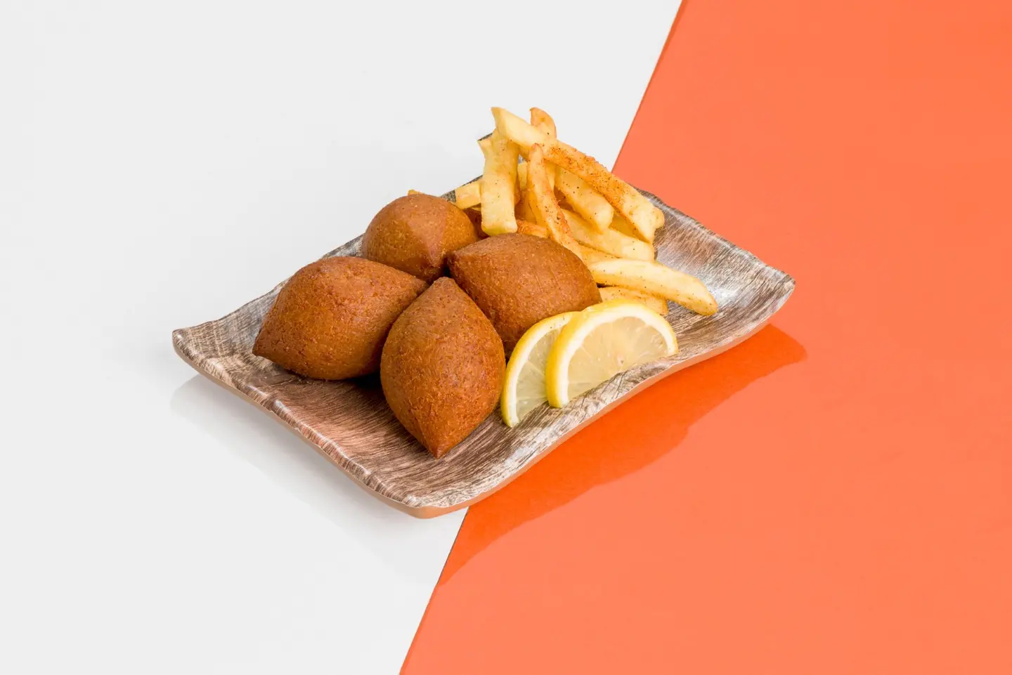 Fried Kibbeh Plate
