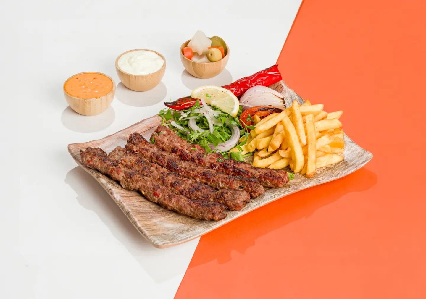 Grilled Meat Nafer Kebab