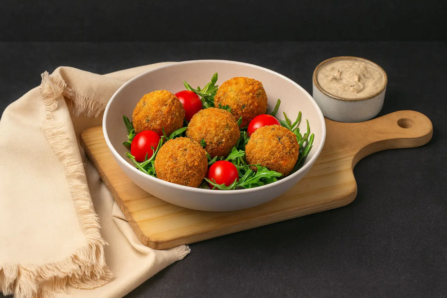 كرات فطر بالزعفران