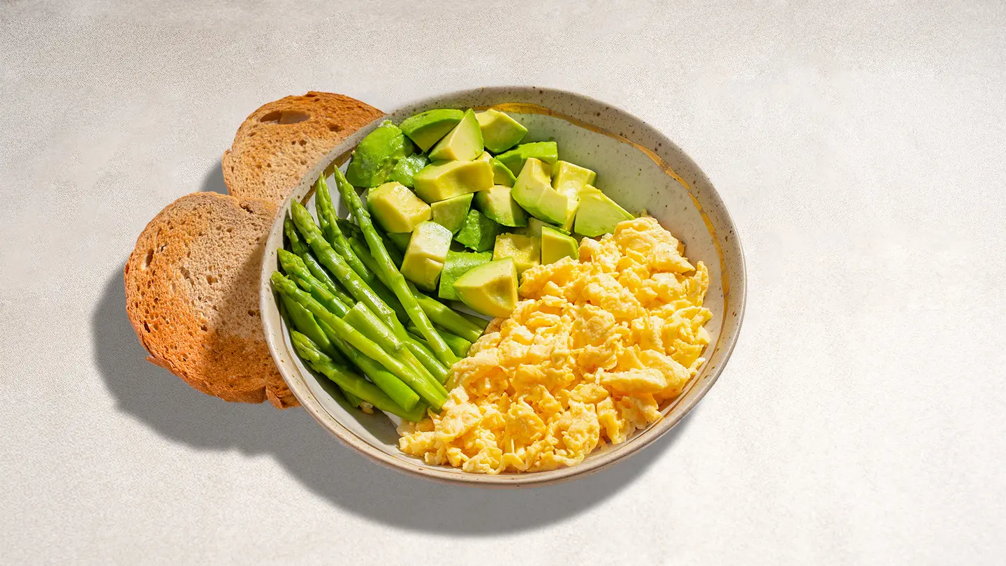 Asparagus Avocado Nourish Bowl