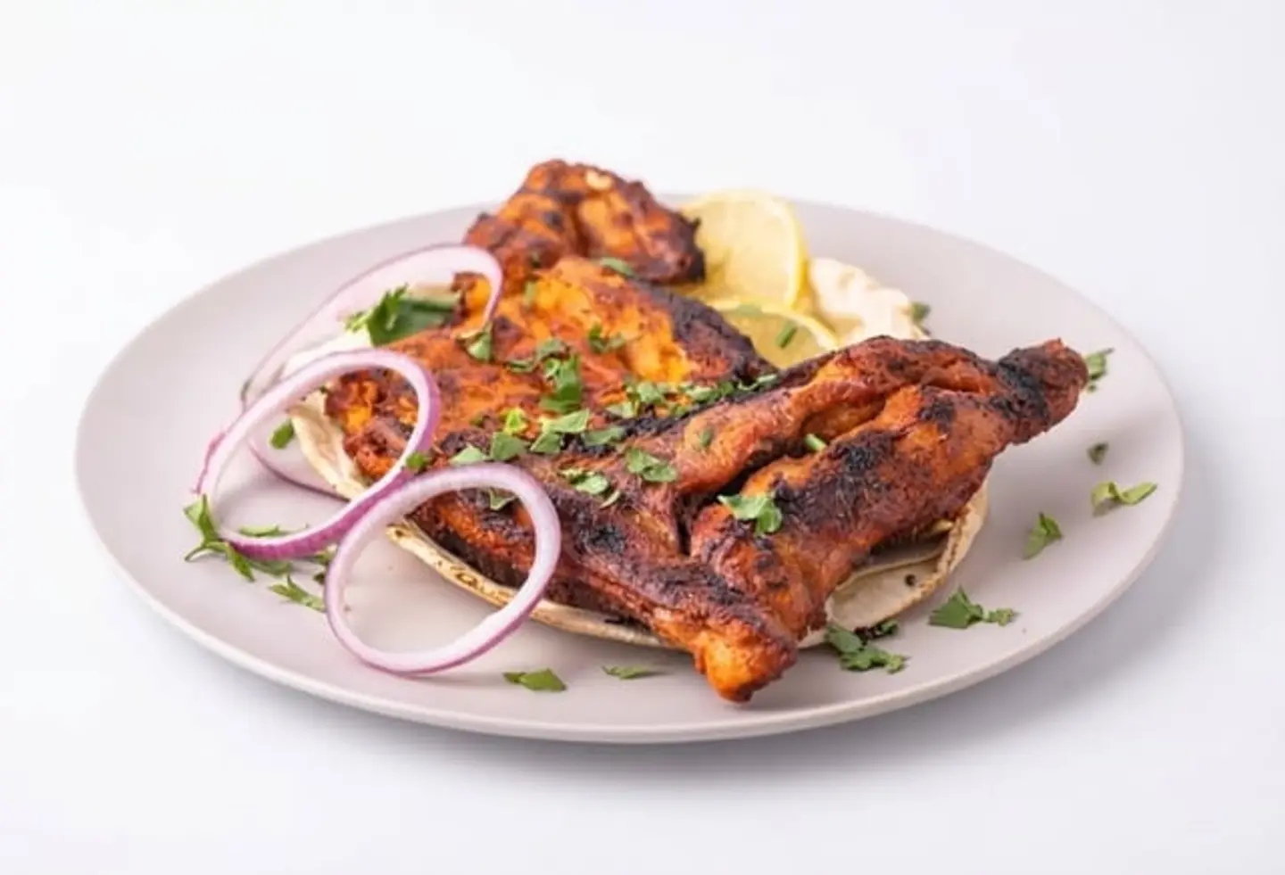Half Grilled Without Rice