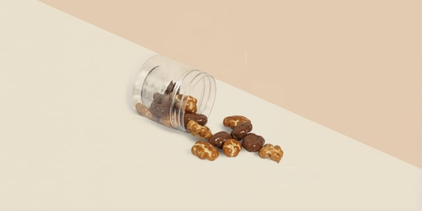 Chocolate Coated Pecan Caramel