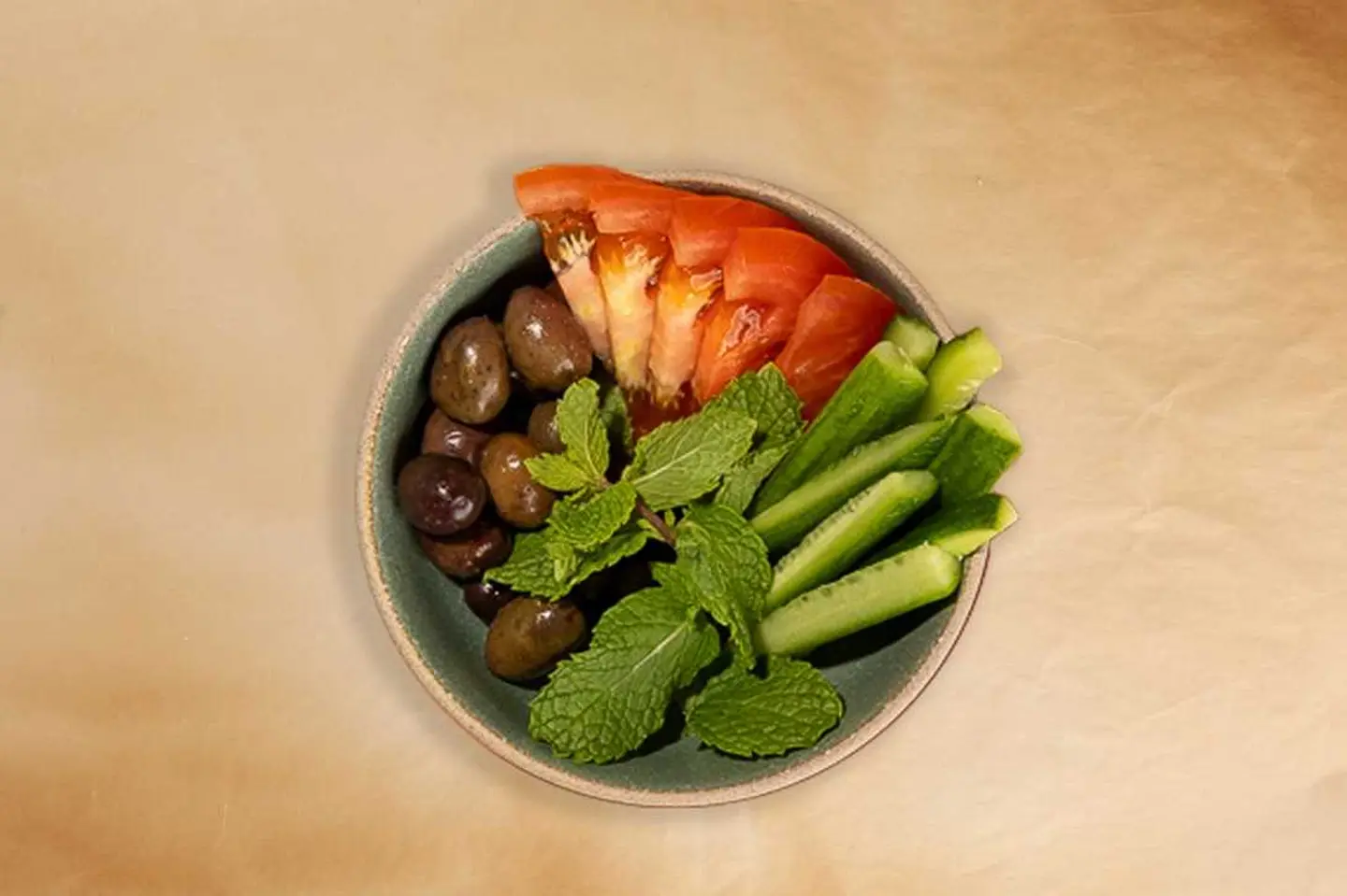 طبق خضار
