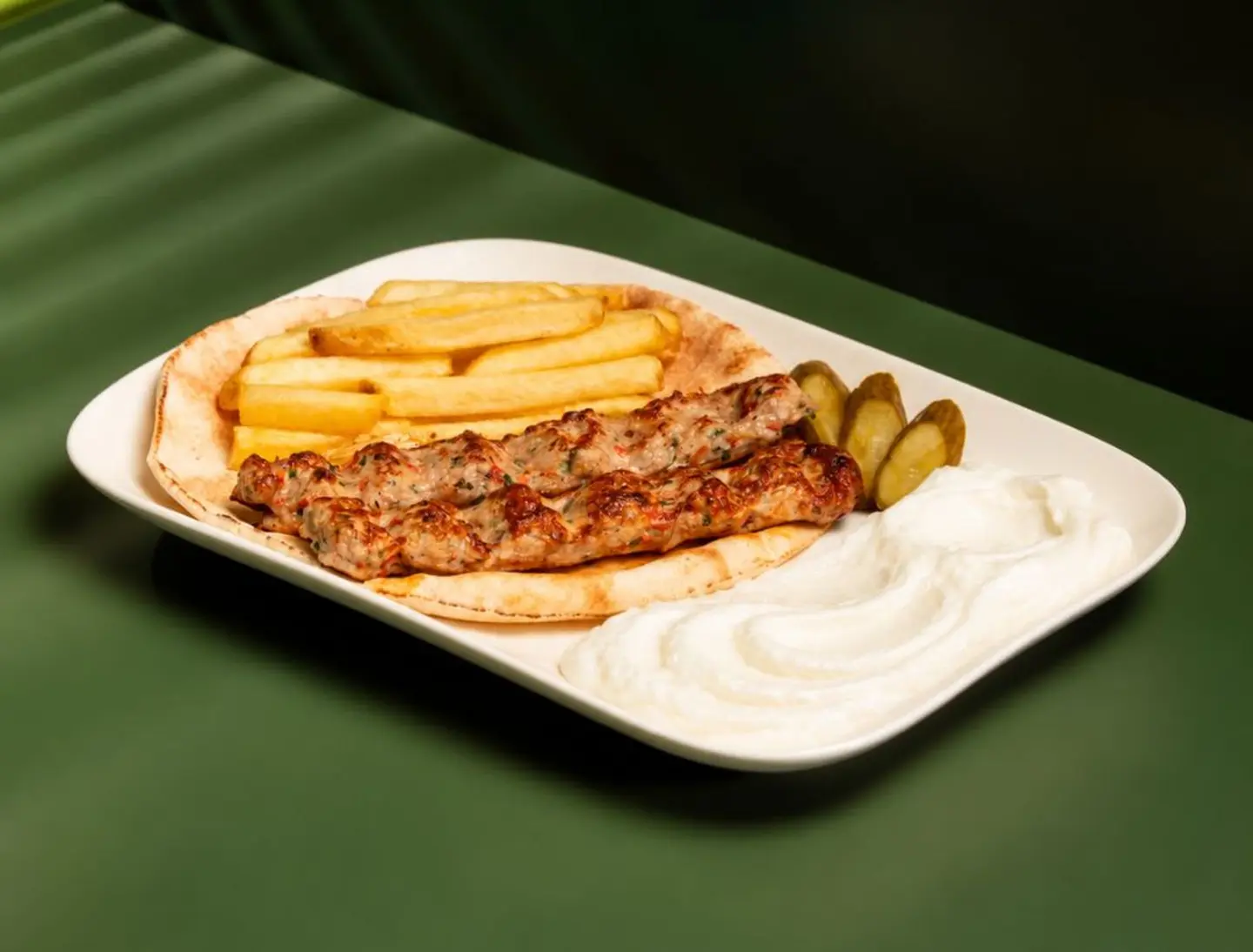 طبق كباب دجاج