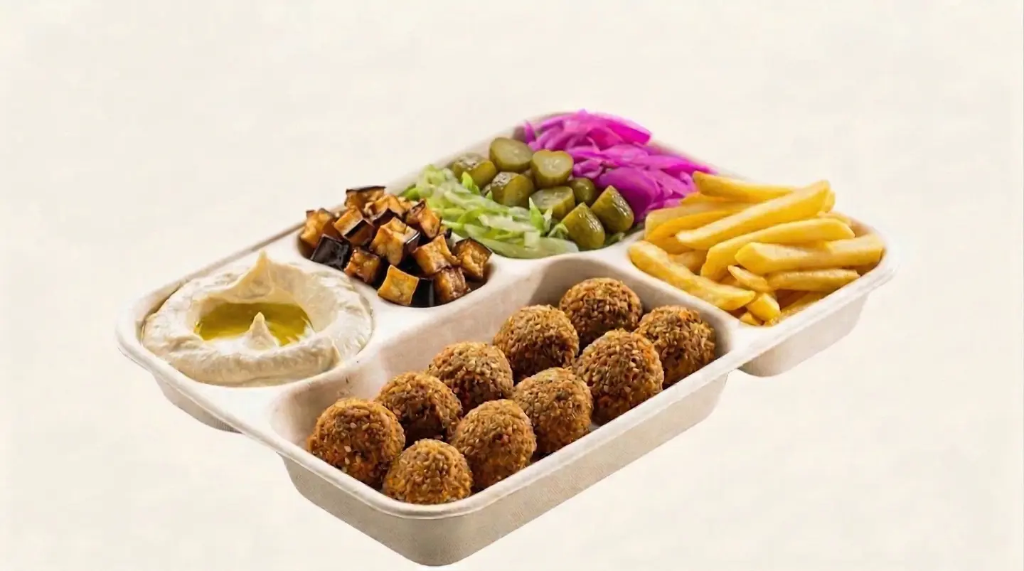 طبق فلافل