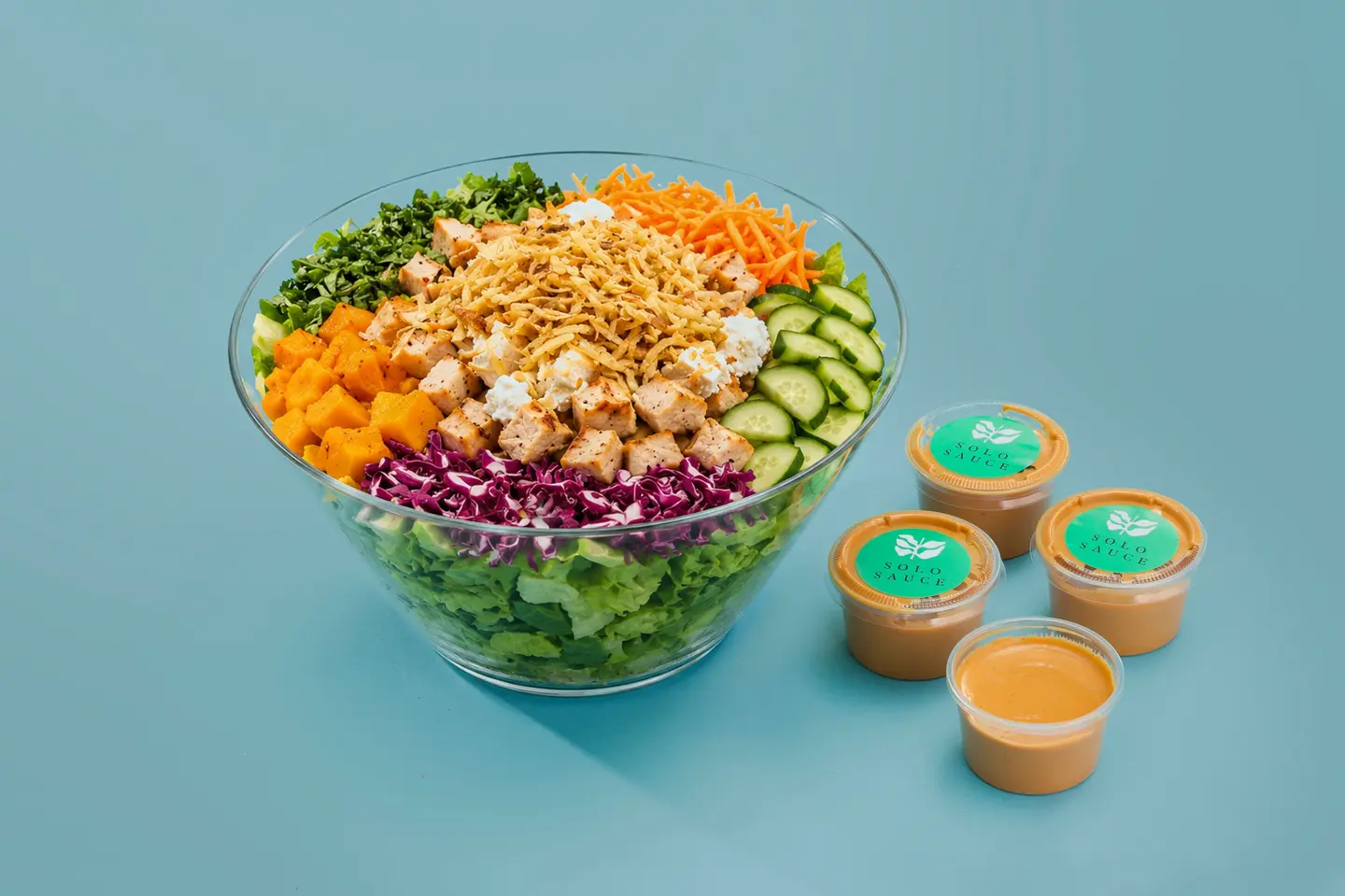 Solo Salad Gathering .