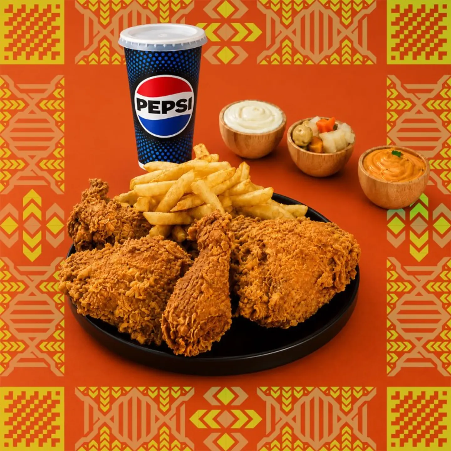Broasted Chicken Combo