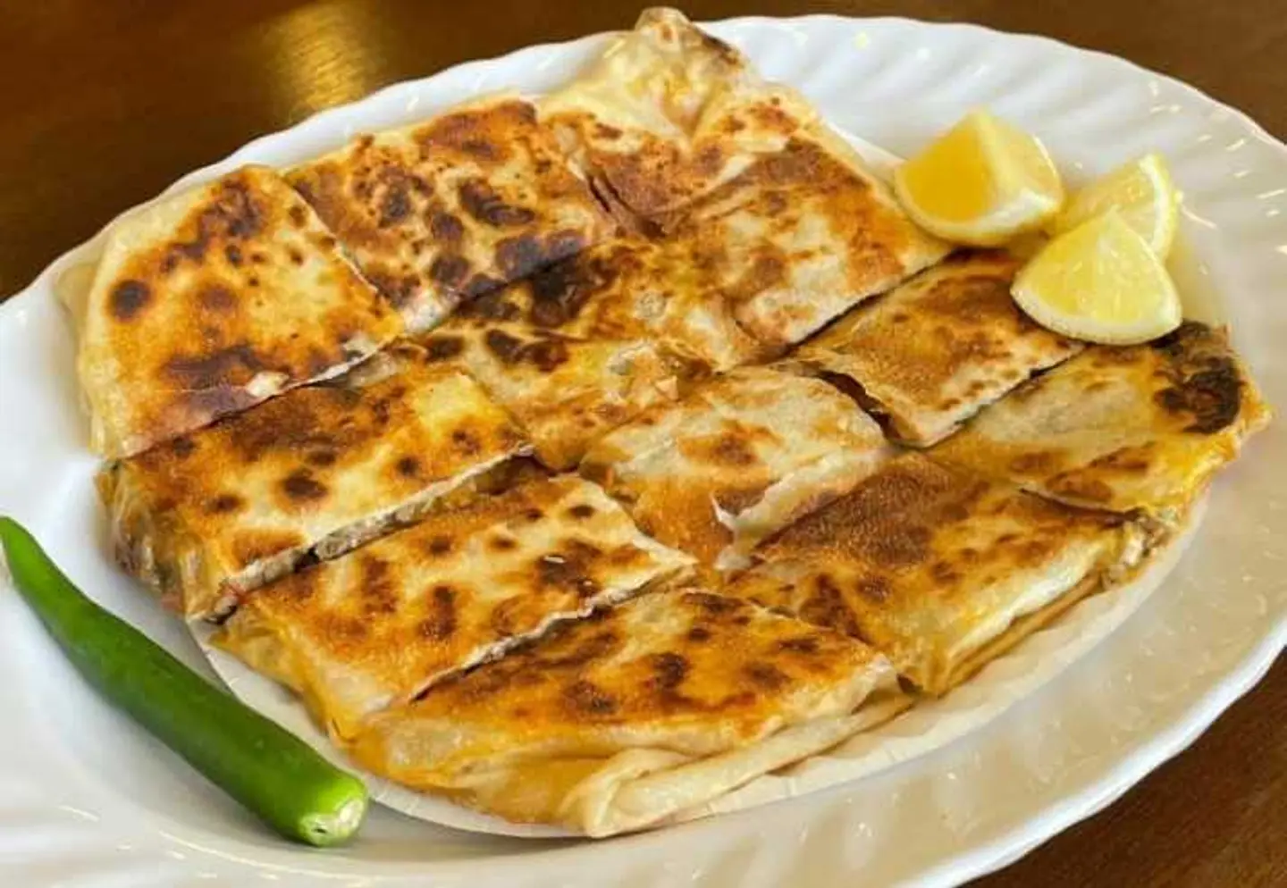 Liver And Cheddar Cheese Mutabbaq