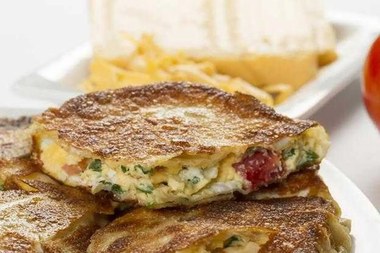 Cheddar Cheese And Vegetable Mutabbaq