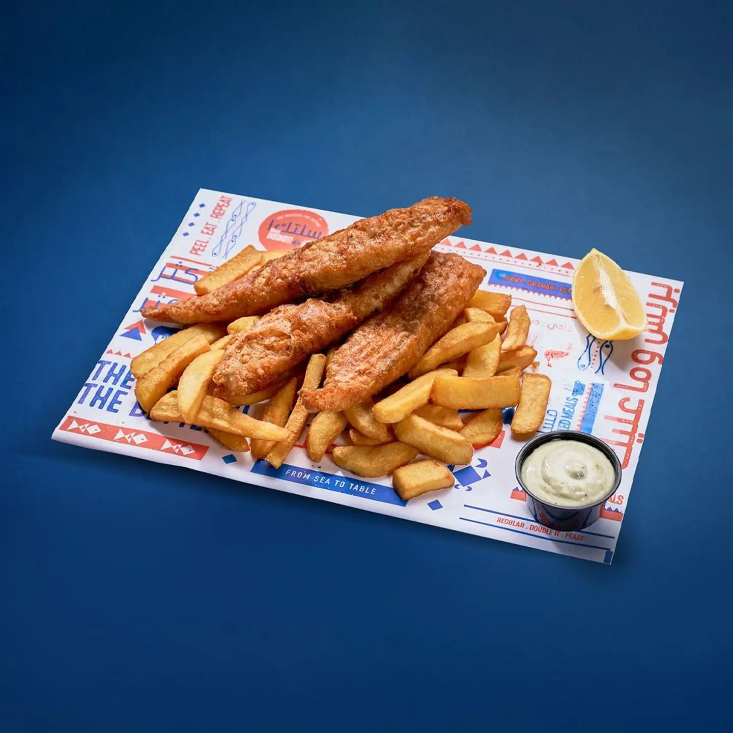 Fish N Chips (3 Pcs)