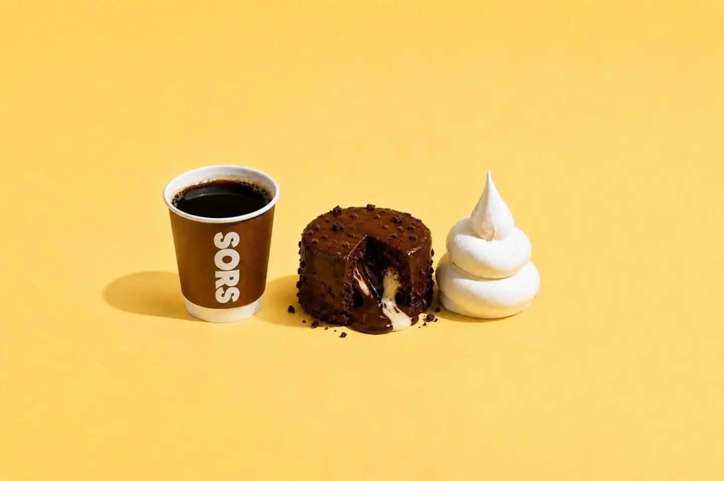 Lava Cake With Coffee Day