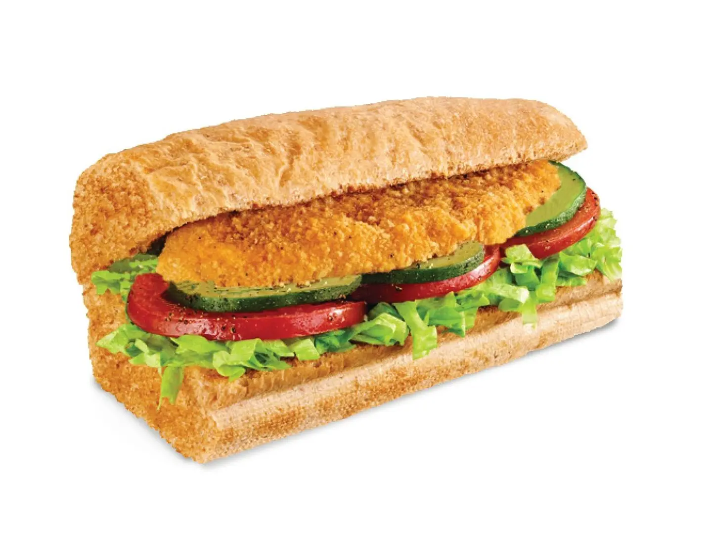 Oven Breaded Chicken - 6in Italian Bread Oven Breaded Chicken