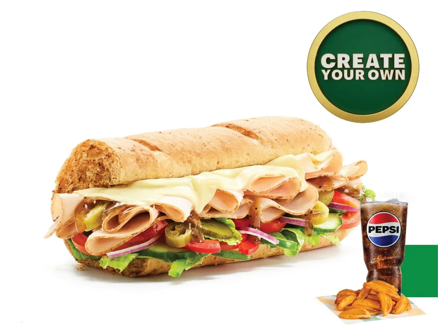 Oven Roasted Chicken Meal - 6in Italian Bread
